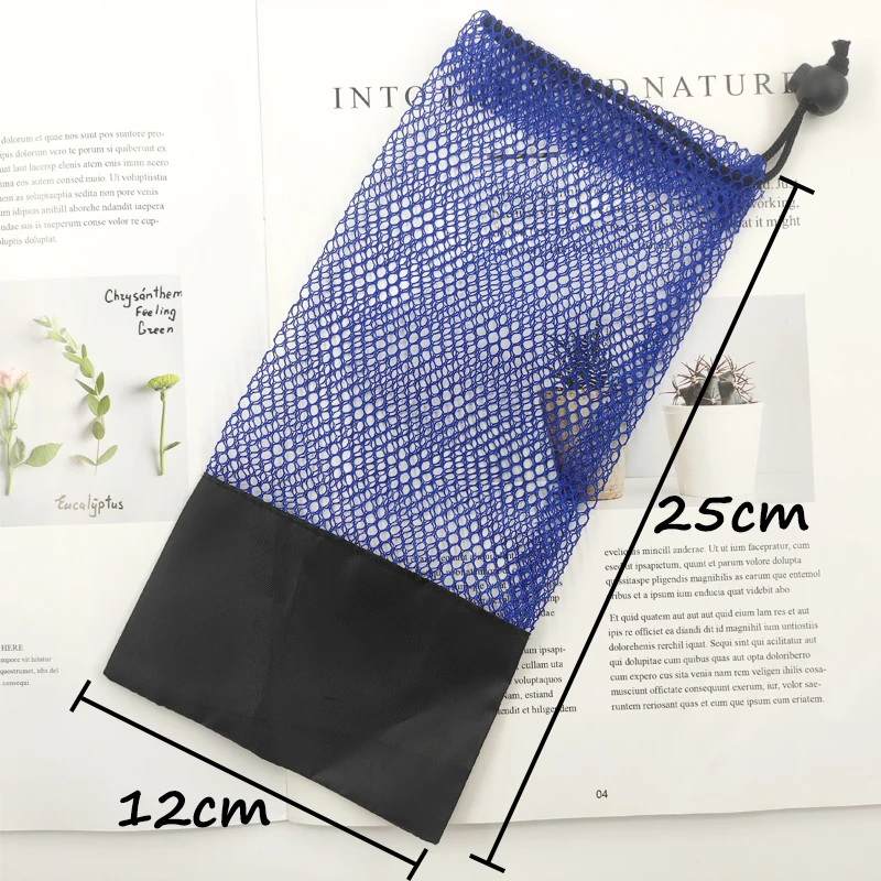 New arrival promotional custom packing wholesale gray nylon mesh drawstring bags with lock