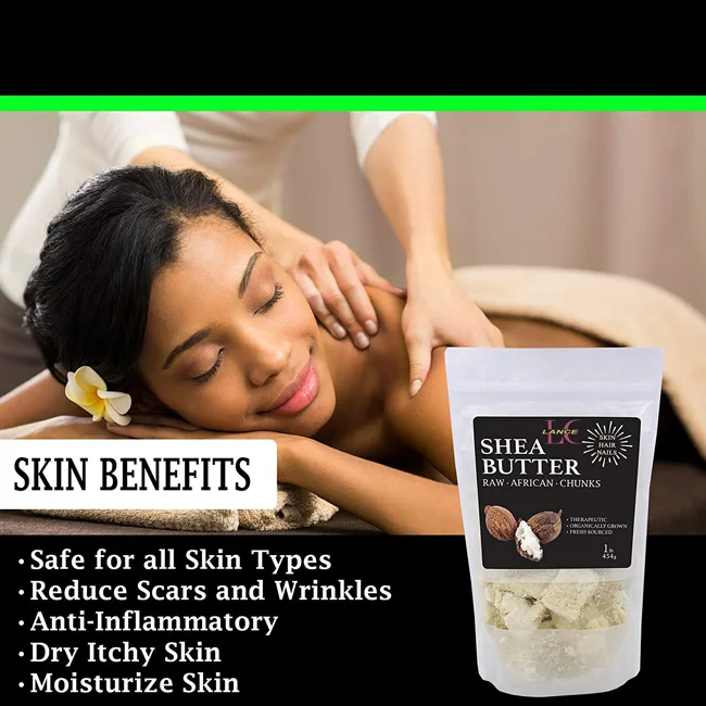 Private Label OEM Natural Organic Vegan Moisturizing African 100% Pure Raw Unrefined Shea Butter Body Butter