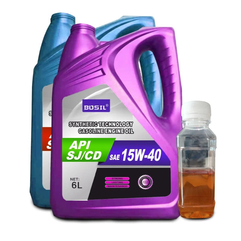 API Grade SJ/CD 15W-40 Factory Cheap Wholesale Price Synthetic Gasoline Diesel Strong Power Lubricating China Motor Engine Oil
