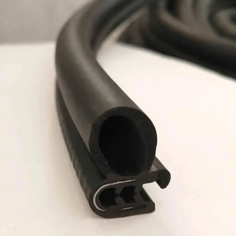 China manufacturer new product Rubber Car Door Seal Weatherstrip EPDM steel belt Weatherstripping Soundproof Waterproof