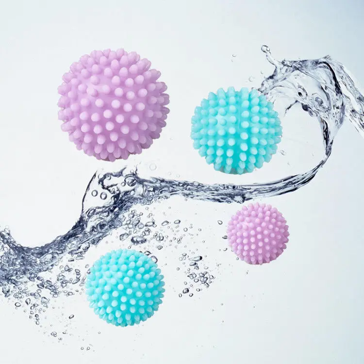 RTS Clothes Cleaning Soft Plastic Washing Balls Reusable Softener PVC Silicone Laundry Ball