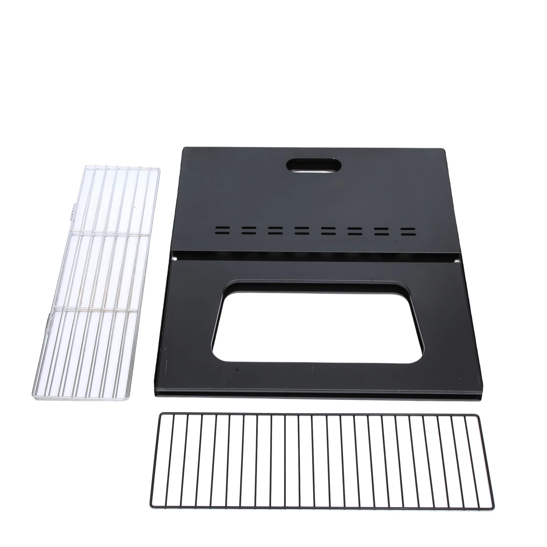 2024 Hot black folding charcoal outdoor barbecue portable barbecue grill