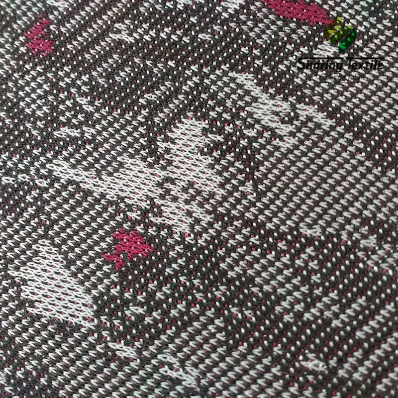 Knitted Car Seat Cover Custom Jacquard Pattern Dobby Bonded Laminated Foam Sponge Car Auto Vehicle Seat Cover Knitted Fabric