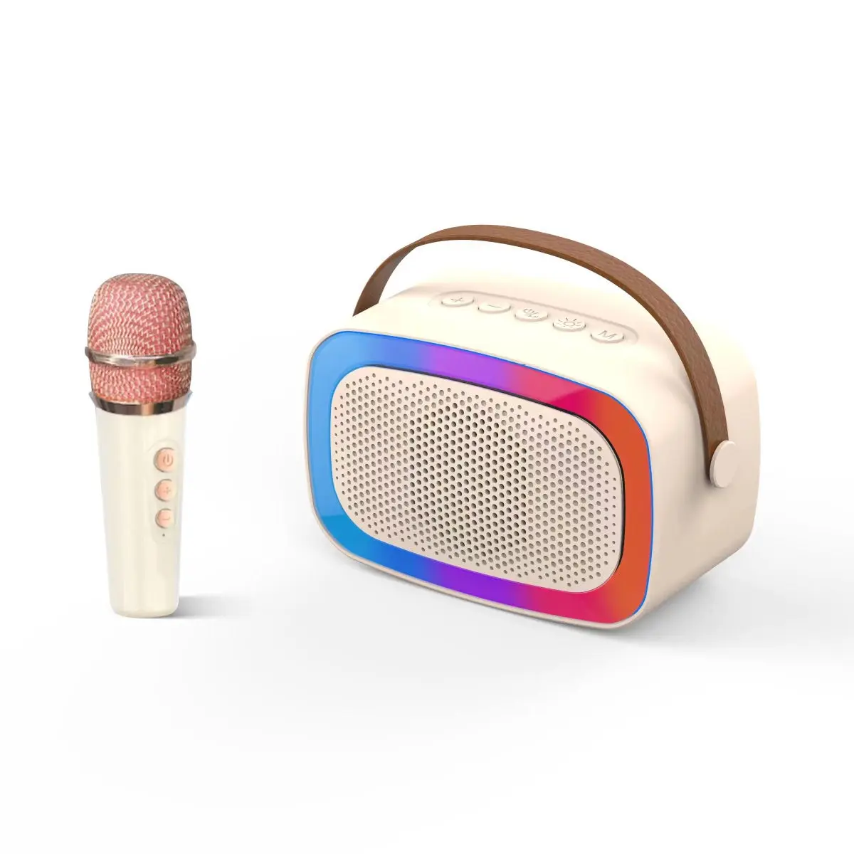 2023 Новый Bluetooth динамик звук двойной микрофон KTV микрофон для детского дома KTV аудио динамик