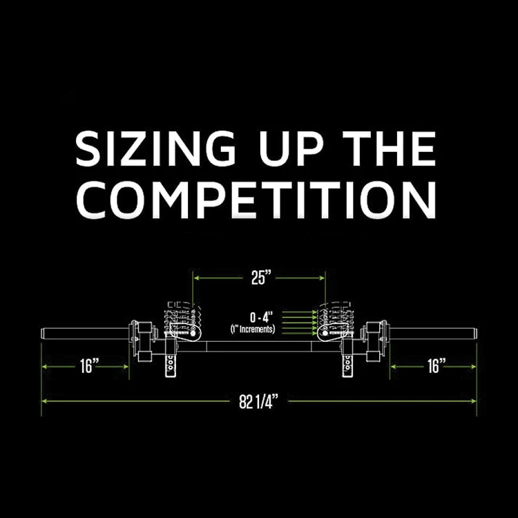 High quality trap bar with three handles