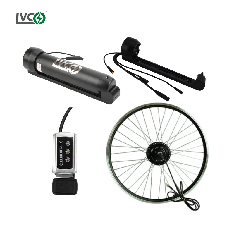 LVCO mini Factory Hot Sale ebike conversion full kit with battery bicycle electric kit with battery