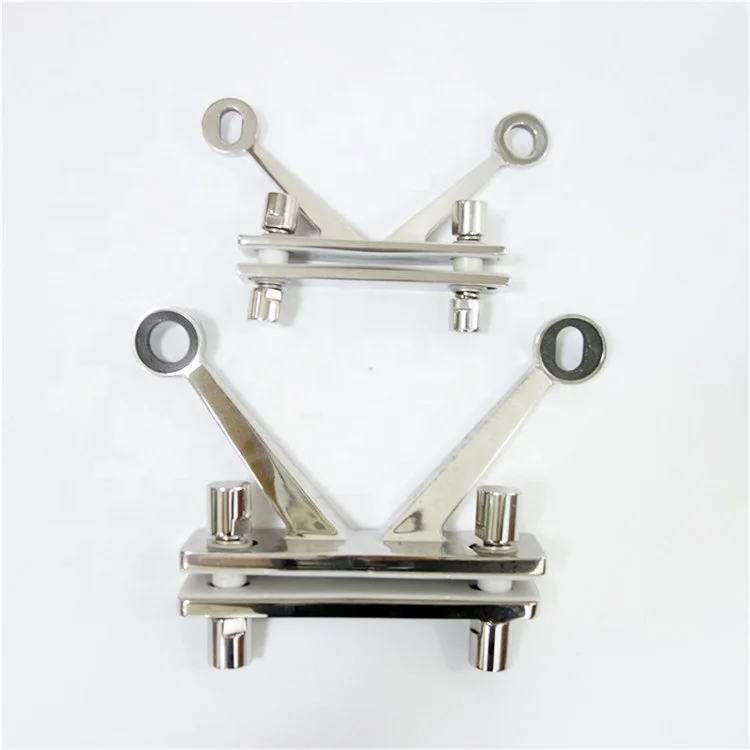 Heavy Duty Stainless Steel 90 Degree Corner Glass Fin Spider