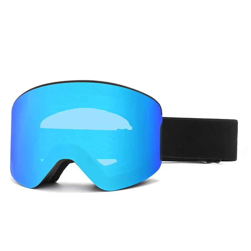 Snow goggles Helmet Compatible & Non-Slip Strap 100% UV Protection Anti-Fog Snow Goggles