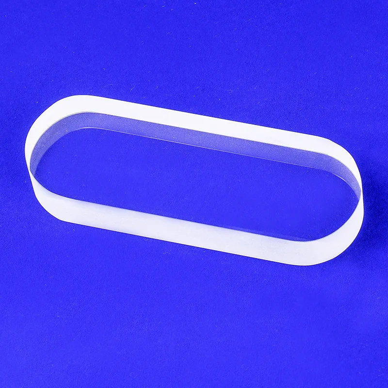 Heat resistant clear Round  fused quartz plate different size