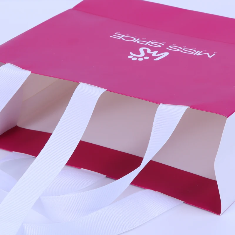 Bangdi Factory Wholesales Custom Logo White Card Jewelry Paper Bag for Packaging Promotion Craft Food Use Durable Stylish