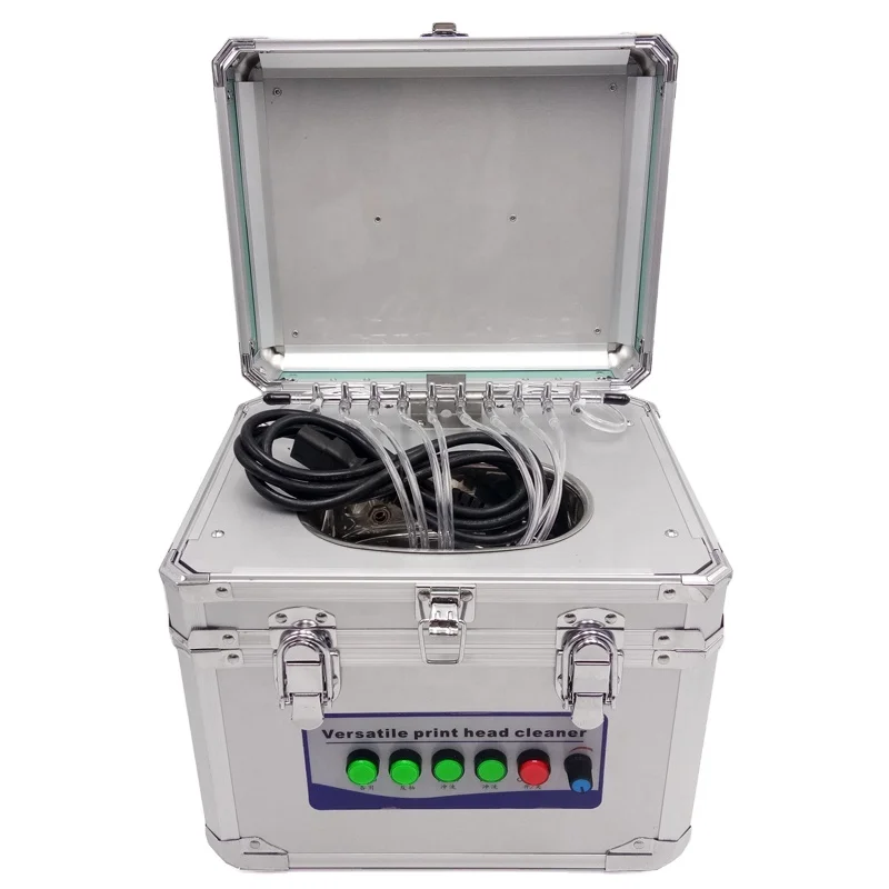 Suitable for Various Print Heads 110v/220v UV Ultrasonic Cleaning Machine KM 512 512i 1024 1024i Printhead