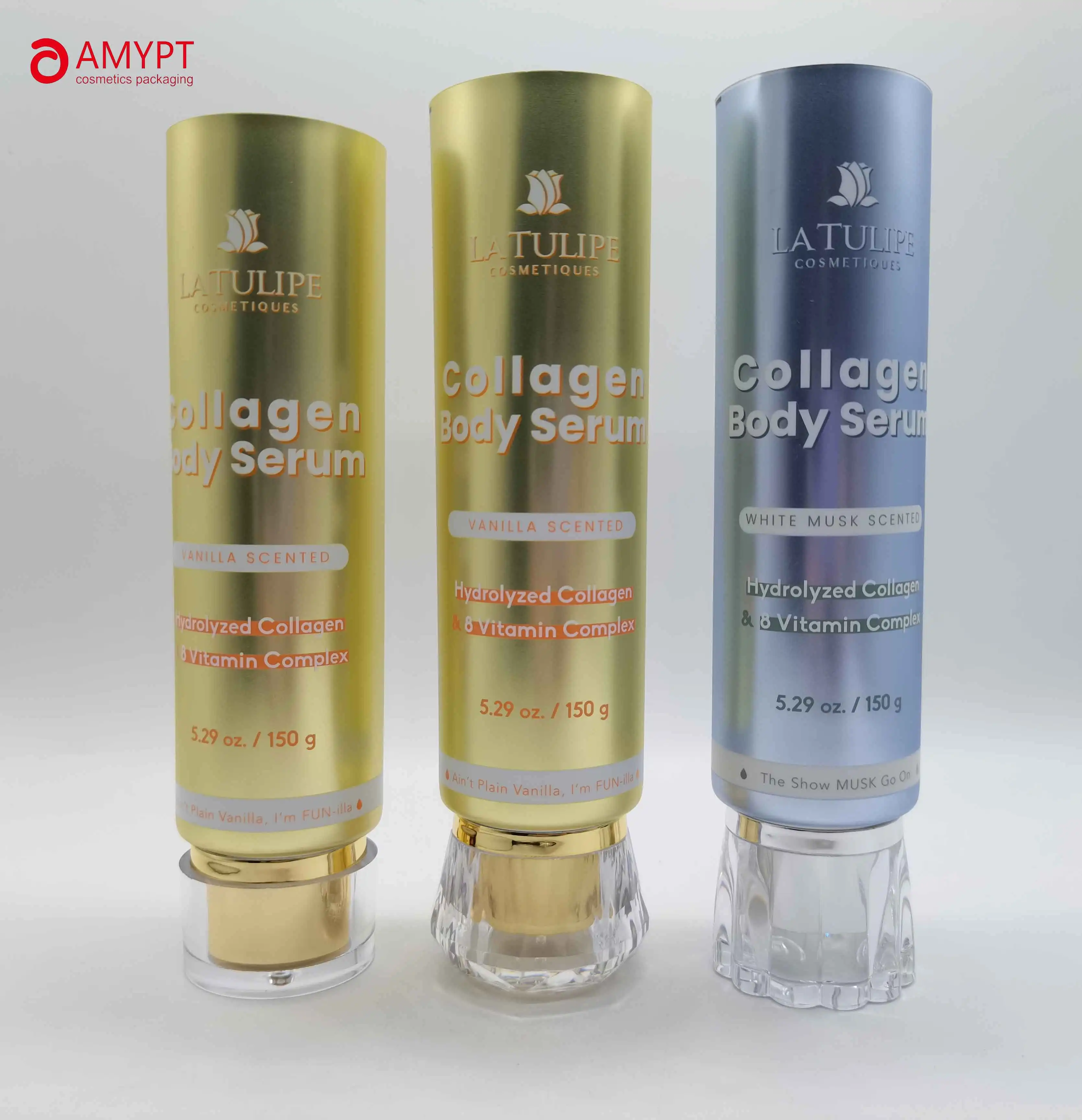 Luxury Shiny ABL Cosmetic Tube Packaging