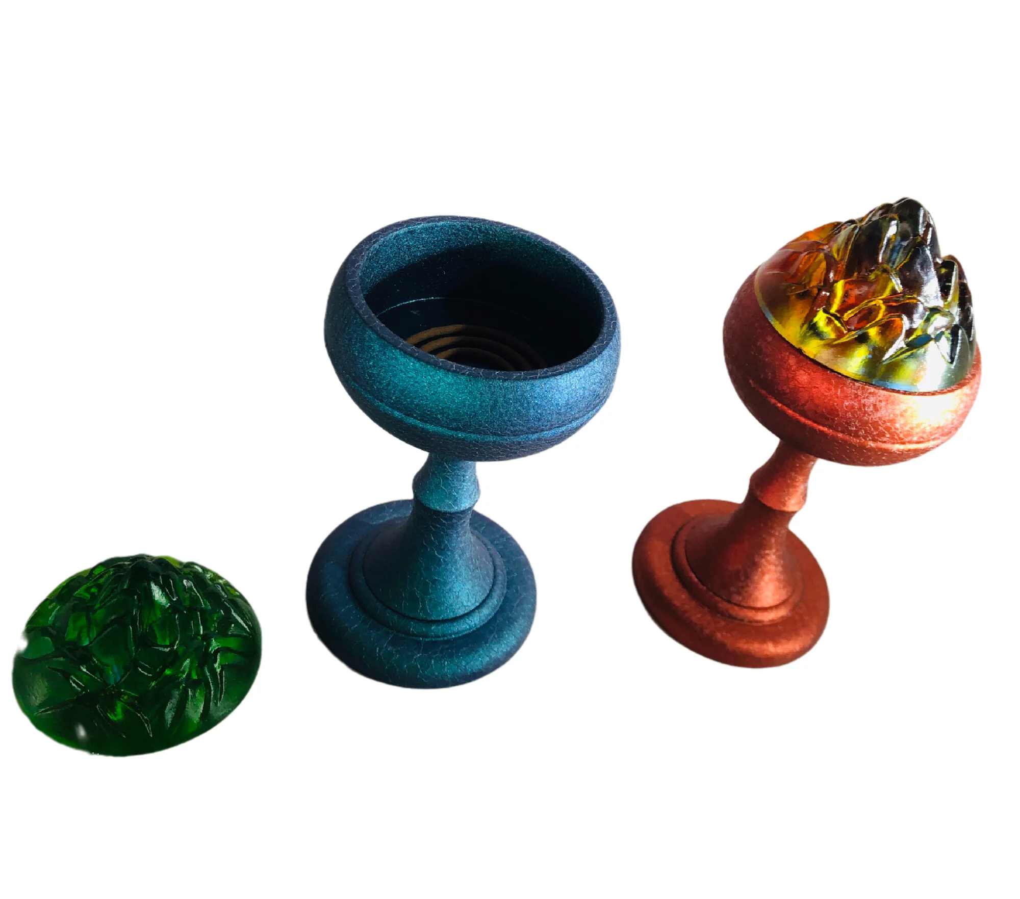 Классическая латунная курильница Liuli Boshan в форме горы, чакра, Хрустальная крышка, курильница