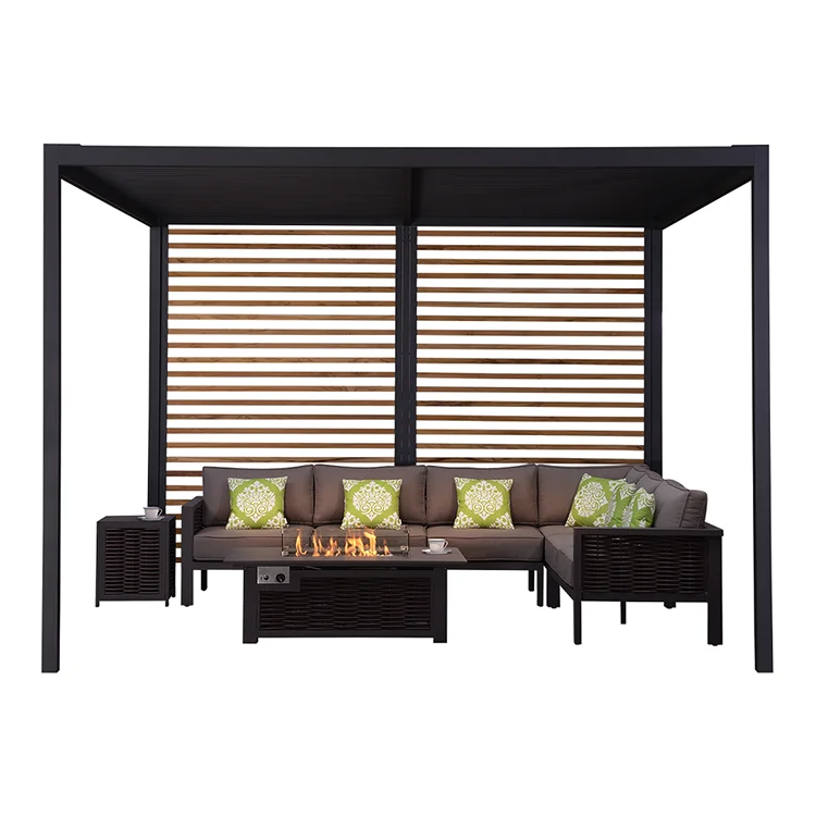 Wholesale Price Nordic Style Grey Outdoor Corner Sofa Patio Sofa  lounge furniture