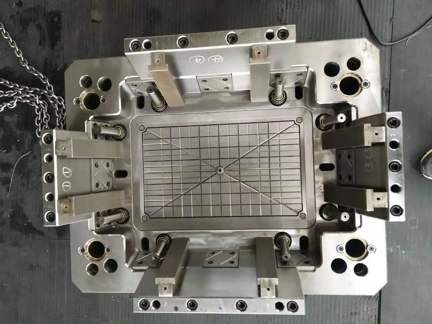 basket crate injection mold used mould second hand injection mold for crate