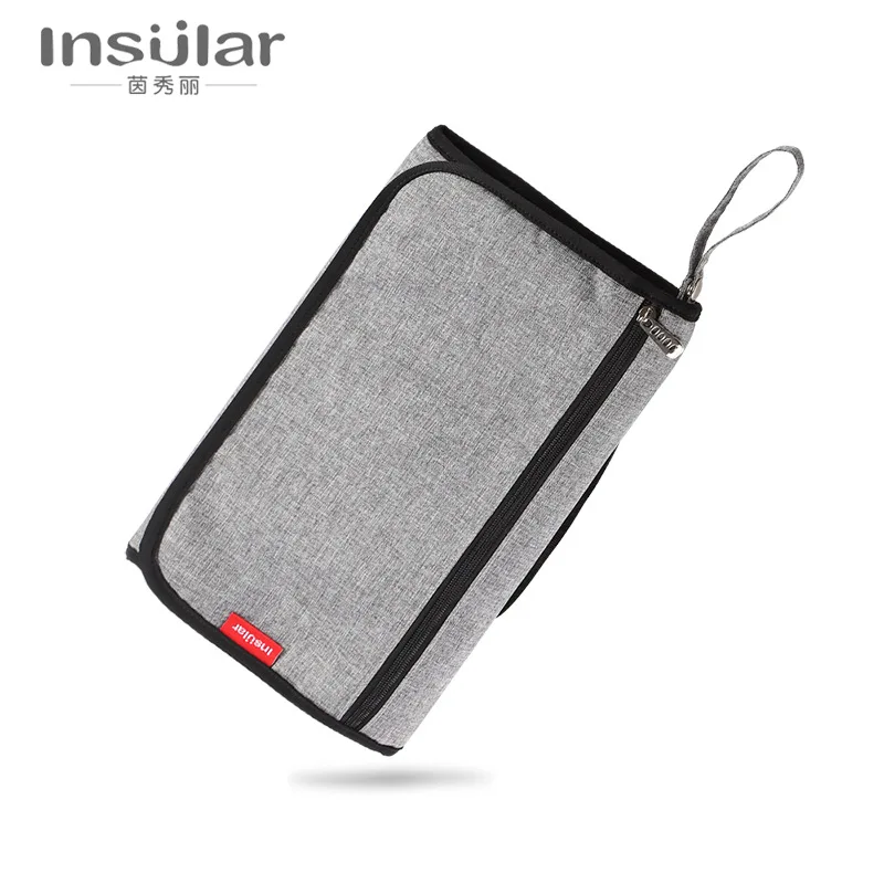 
Baby portable waterproof diaper changing pad foldable Polyester changing mat baby pad travel nappy soft baby changing pad 