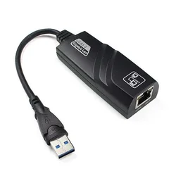 Factory wholesale Drive free 10/100/1000mbps usb port to ethernet cable network card usb 3.0 to RJ45 Gigabit Ethernet Network Ad