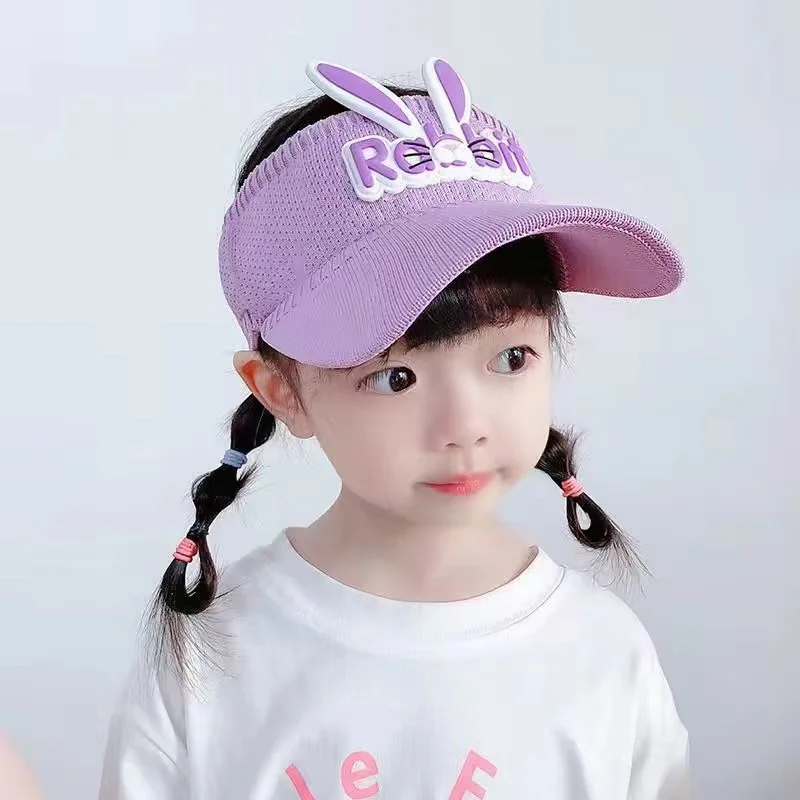 Hot sale kid boys girl cartoon cute summer Sun Visor Hats children Outdoor casual Sun Protect hat Wholesale