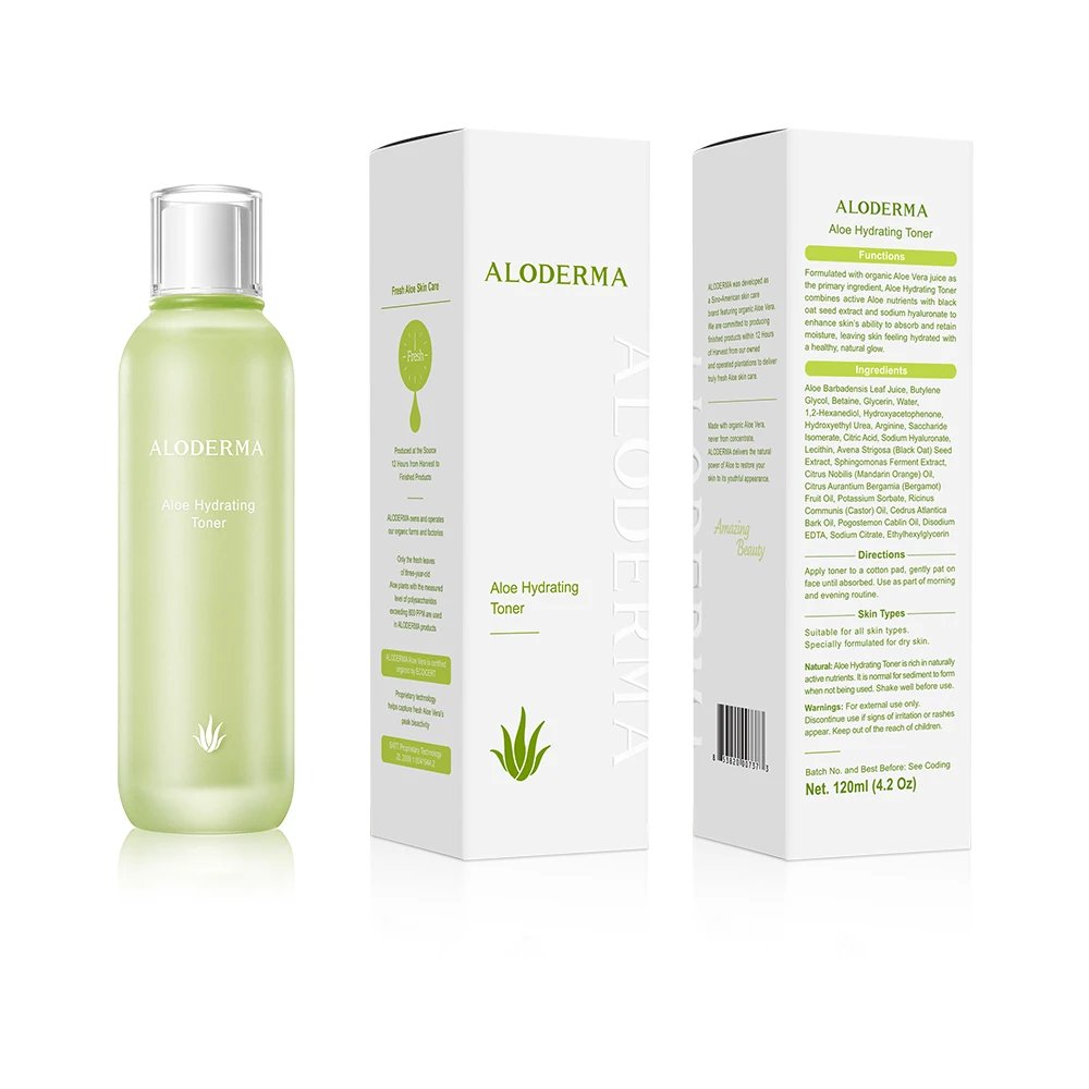 USA Aloderma Aloe Vera Vitality Hydrating Water| Mild and Non Irritating Toner for Face,Deep Soothing Skin Care Facial Toner