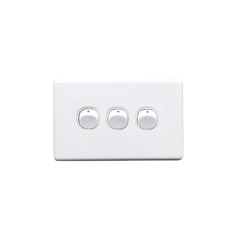 China supply 3 G 2 Way switch Australian wall light switch light switch wall socket