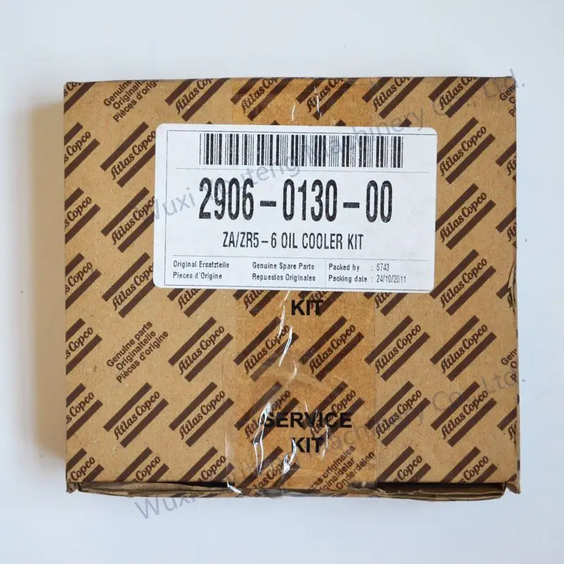 2906013000 Atlas Copco Original spare parts ZA ZR5-6 OIL COOLER KIT for screw air compressor