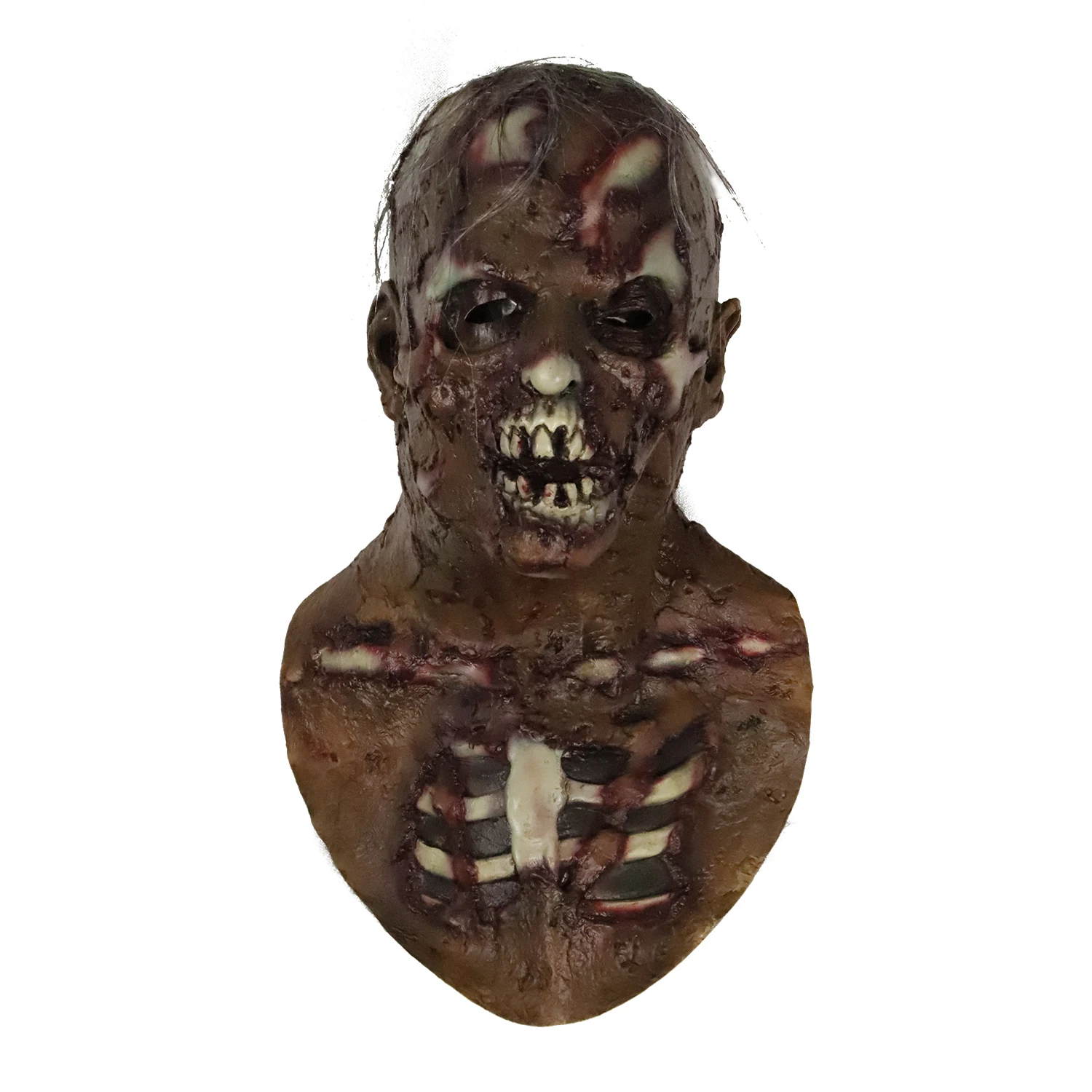 
Molezu Halloween 2020 OEM High Quality Latex The Walking Dead Scary Full Head Masks Party Horror Zombie Monster Mask Props 