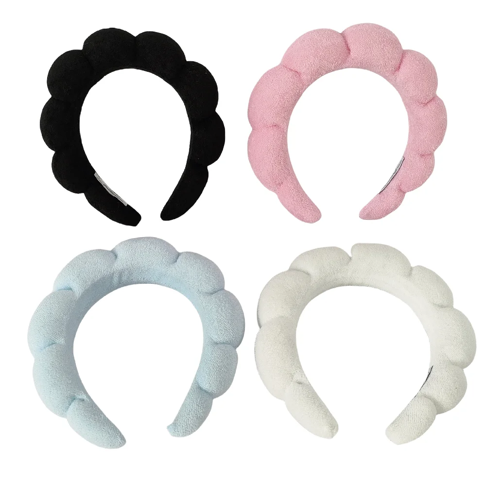 Hot Selling Headbands For Women Hair Accessories Solid Colorful Luxury Fashion Spa Hairband For Girls