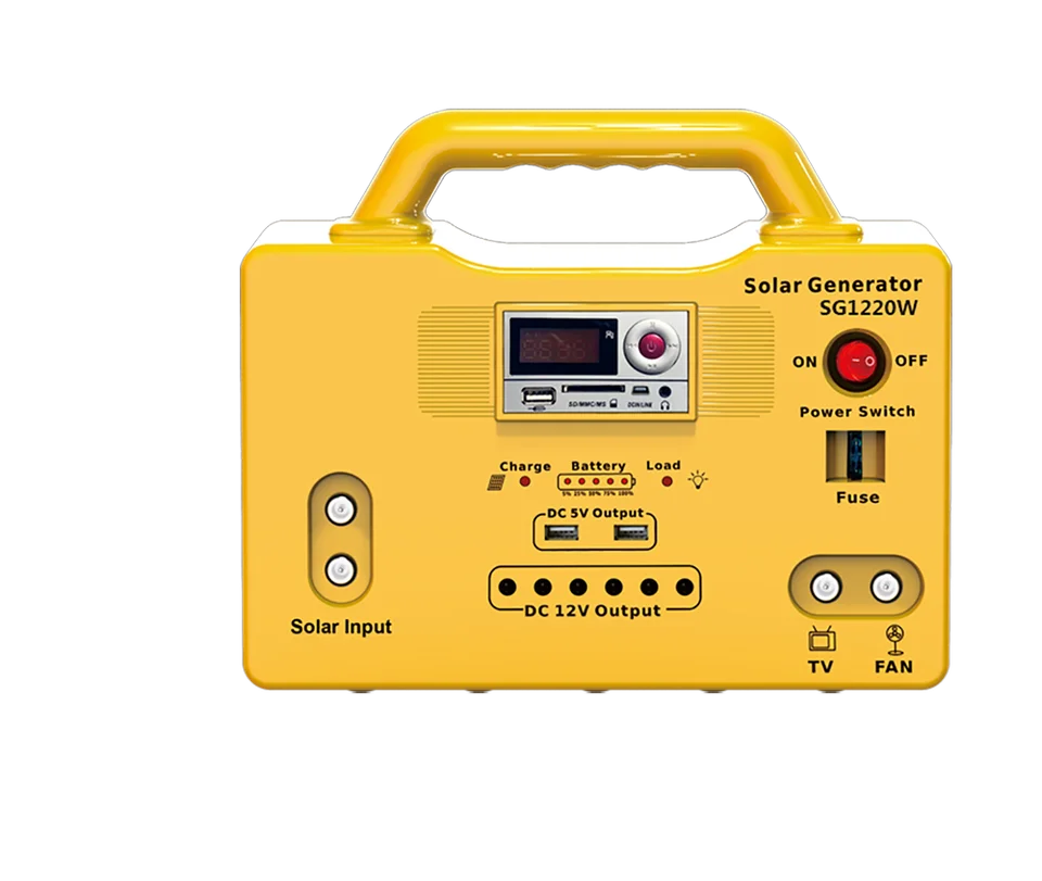 Manufacture Best Selling 20W 30W 50W Solar Generator with Solar Panel DC Solar Power Lighting System