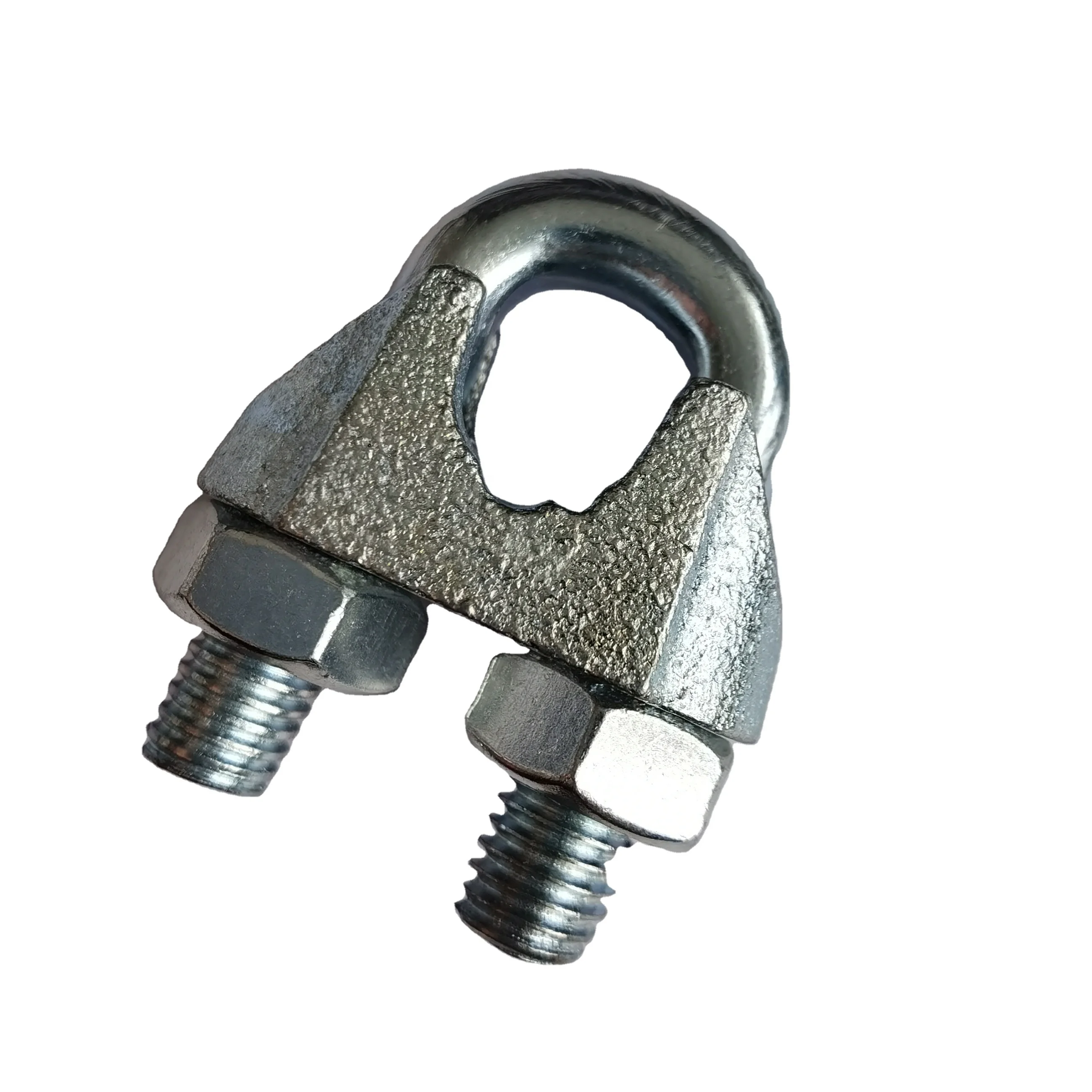 3MM5MM6MM8MM10MM12MM13MM14MM16MM Electric Galvanized Malleable Iron DIN741 Wire Rope Clip
