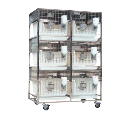 stainless steel rabbit monkey rat pig breeding cages for Laboratory Animal Cages