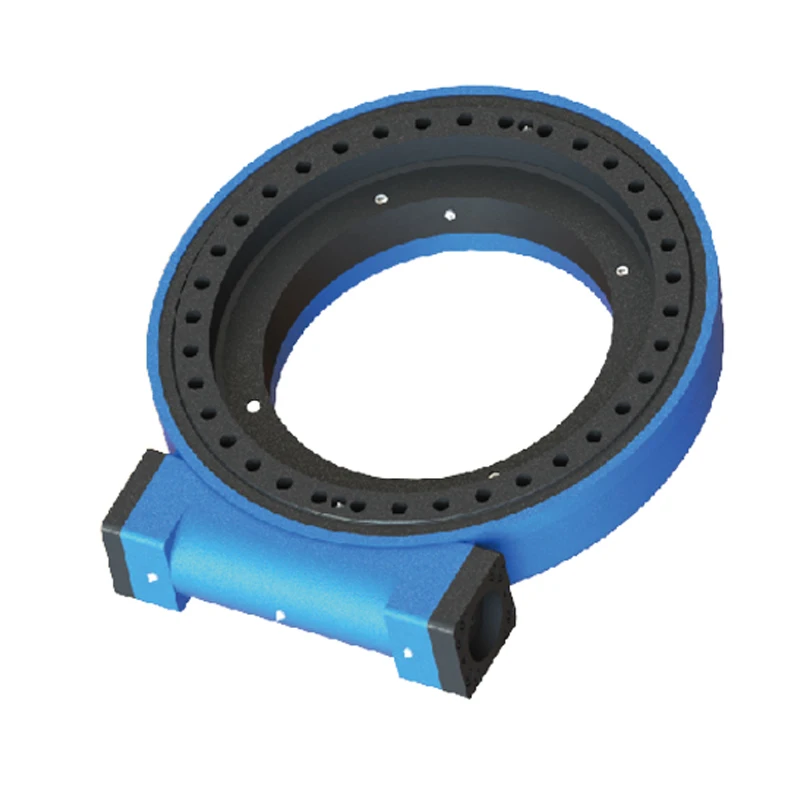 High quality Stock Enclosed housing Helical gear Solar Slewing drive SE9 slewing ring bearing with external tooth