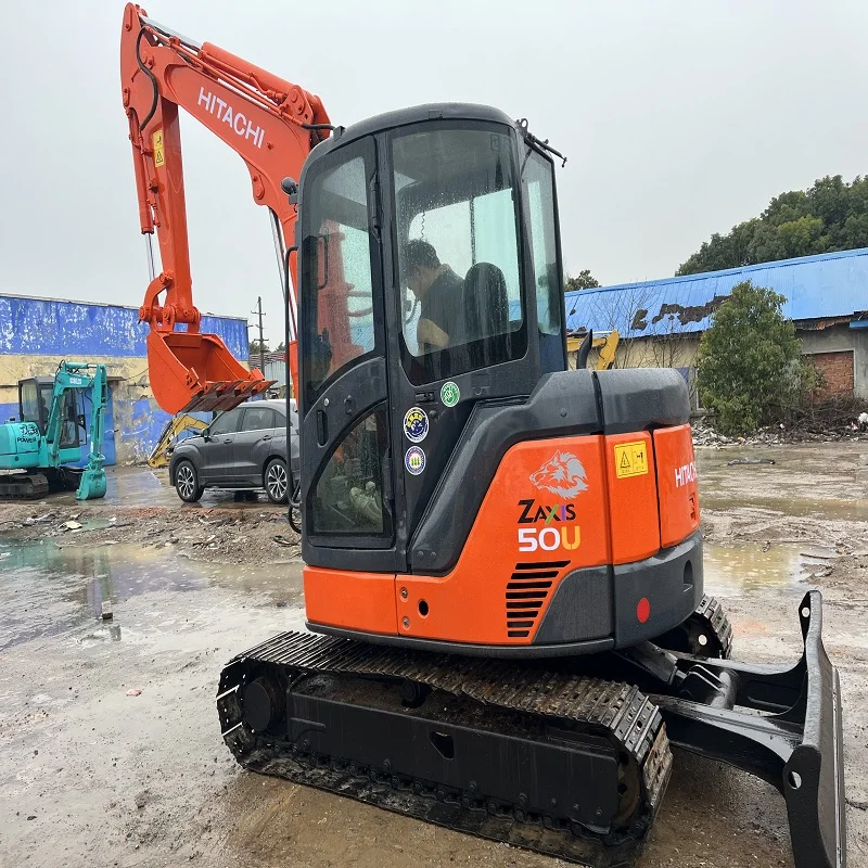 Hitachi ZX50 Mini excavator 5T ZX50u Second Hand Digger Hitachi ZAXIS 50 55 ZX55 Original Japan Multifunctional Excavator