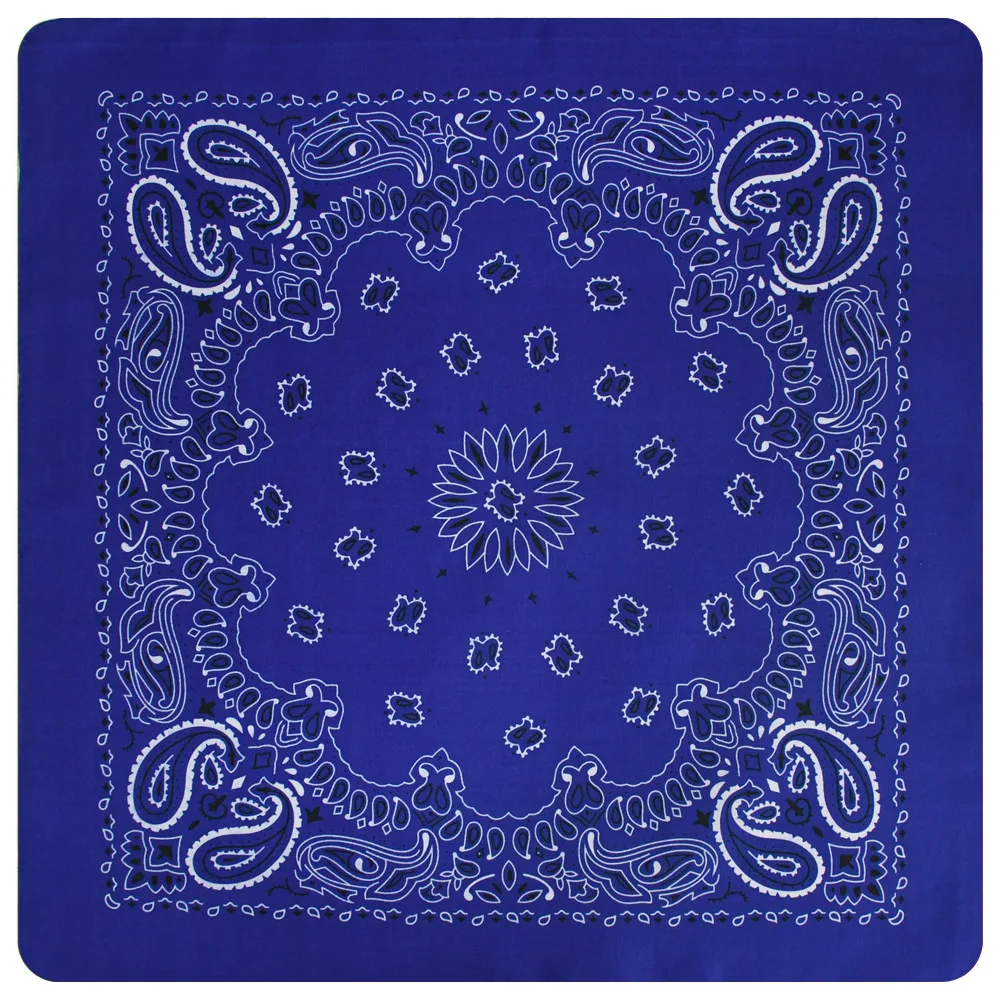 Factory Direct Cheap Price Popular Design Cotton Polyester Custom Made Printing Paisley Bandana