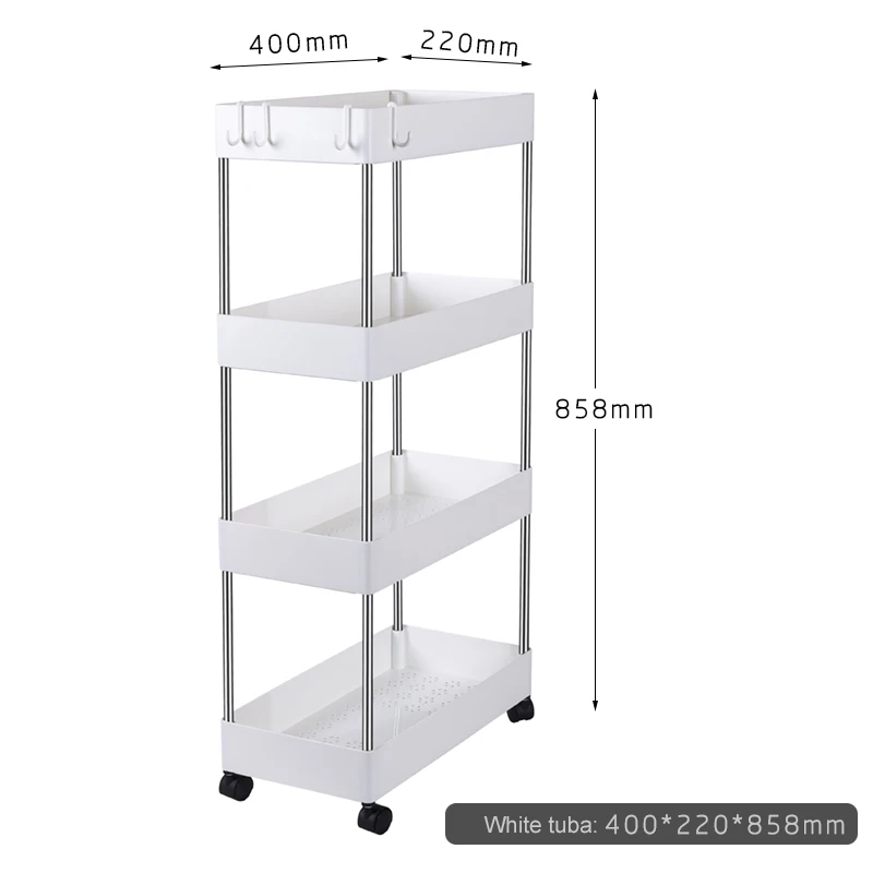 Rotate Corner plastic holders and racks kitchen storage racks shelves with wheels