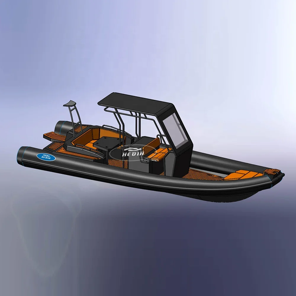RHIB 800 26 футов орка военный гипалон высокая производительность полиция Круизная алюминиевая надувная лодка 8