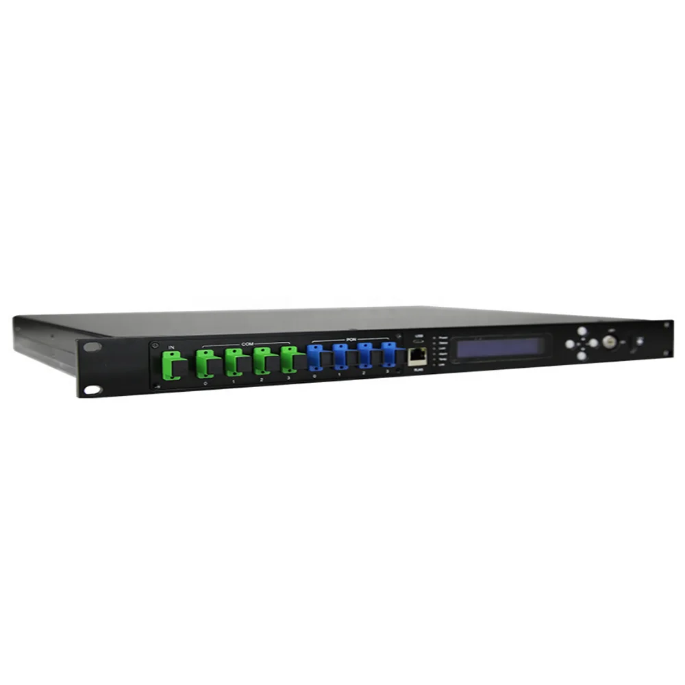 Лучшая цена 4 8 16 32 Pon 1550nm Catv волоконно-оптический усилитель Edfa с Wdm