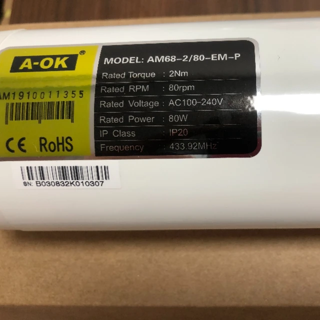 AM68  smart quiet curtain motor