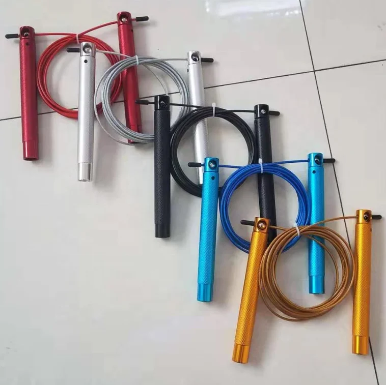 
Gym Equipment Exercise Adjustable Bearing Aluminum Wireless Jump Speed Rope 3m 