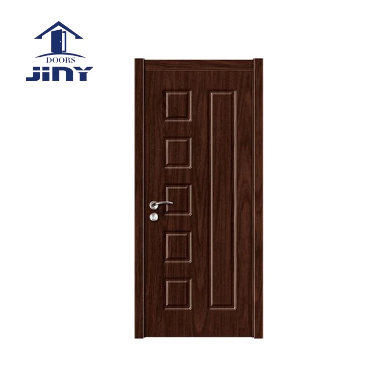 
pvc laminated china factory internal mdf door 