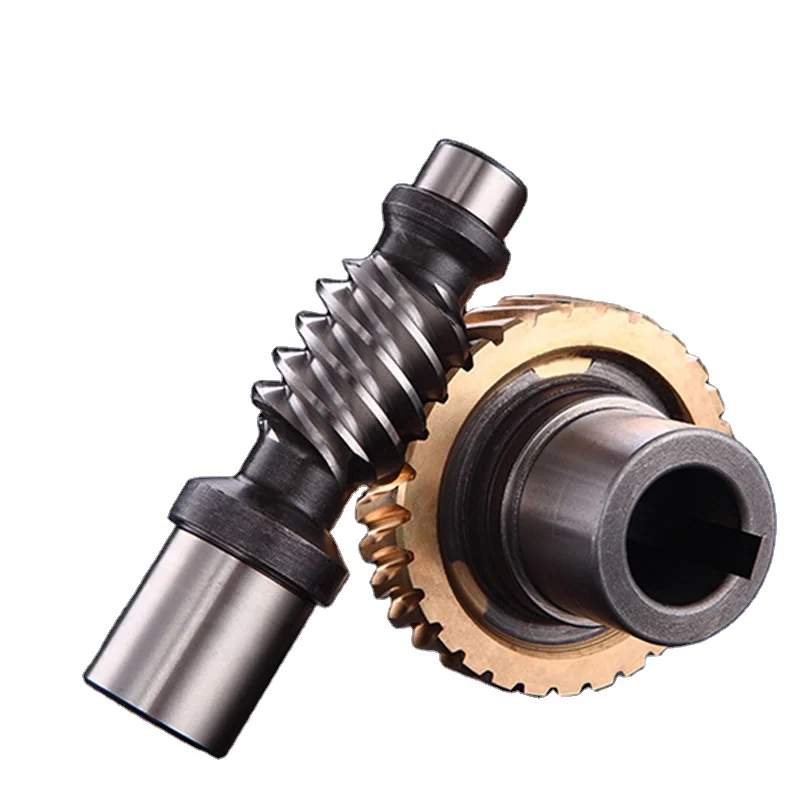 Support Customized Manufacturers Wholesale Rv Series Worm Reducer Accessories Copper Worm gear shaft