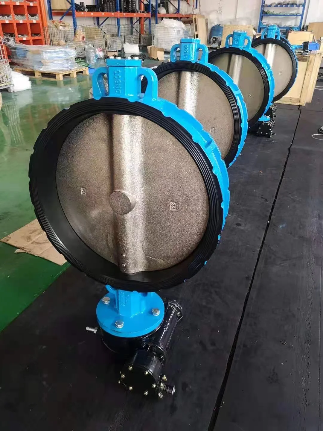 SK Hot Sale Big Size DN300 Cast Ductile Iron Wafer Type Butterfly Valve EPDM Seat SS304 Disc Butterfly Valve