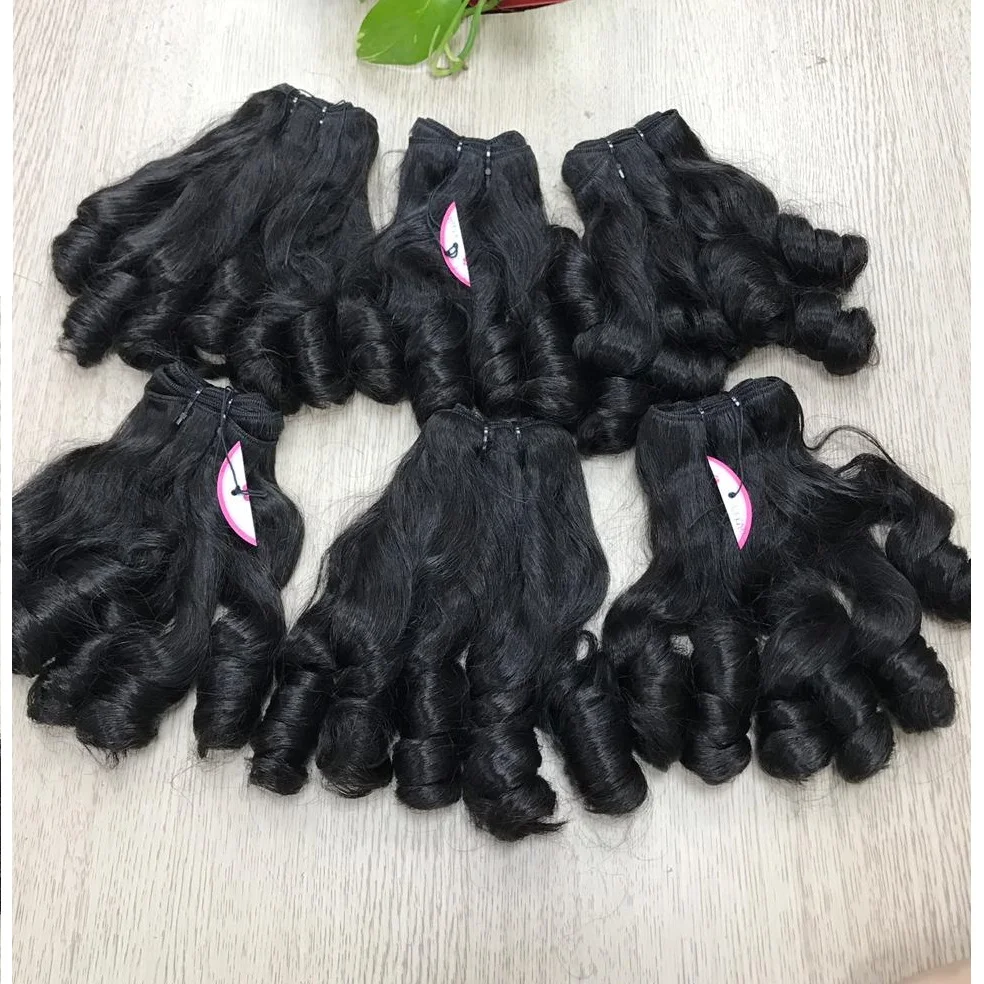 Cheap Wholesale Brazilian Hair Romance Bouncy Curls Weave Human Hair Extensions
