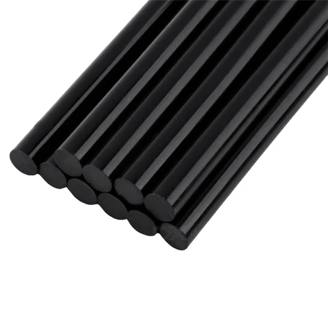 
black EVA hot melt adhesive for furniture hotmelt glue stick factory by shanghai produce for crafts 