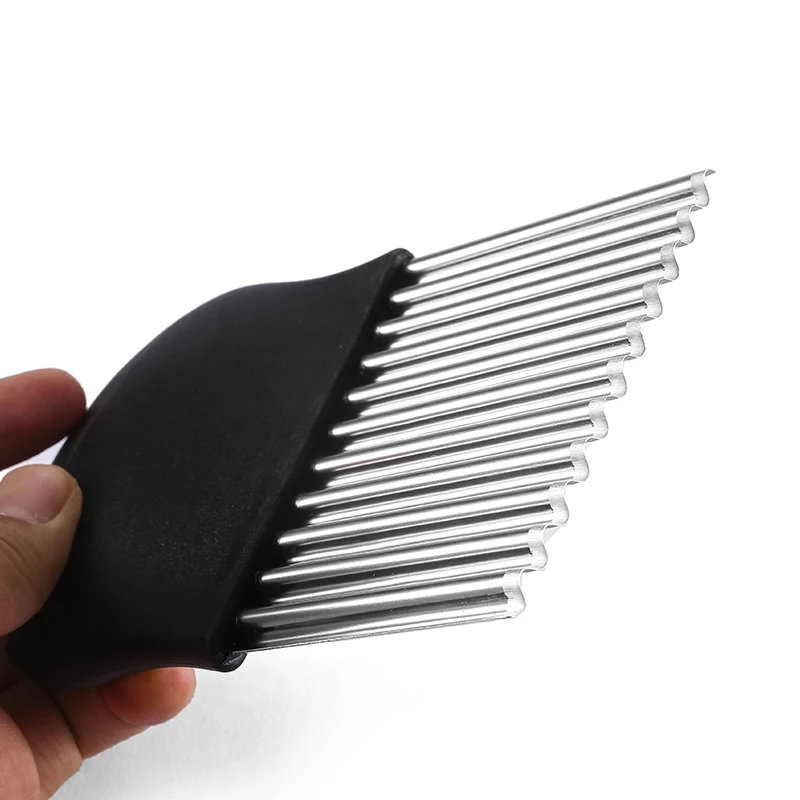 stainless steel tool onion potato chip wavy cutter  multi-function potato cutting chips  fries french fry corrugated  knife