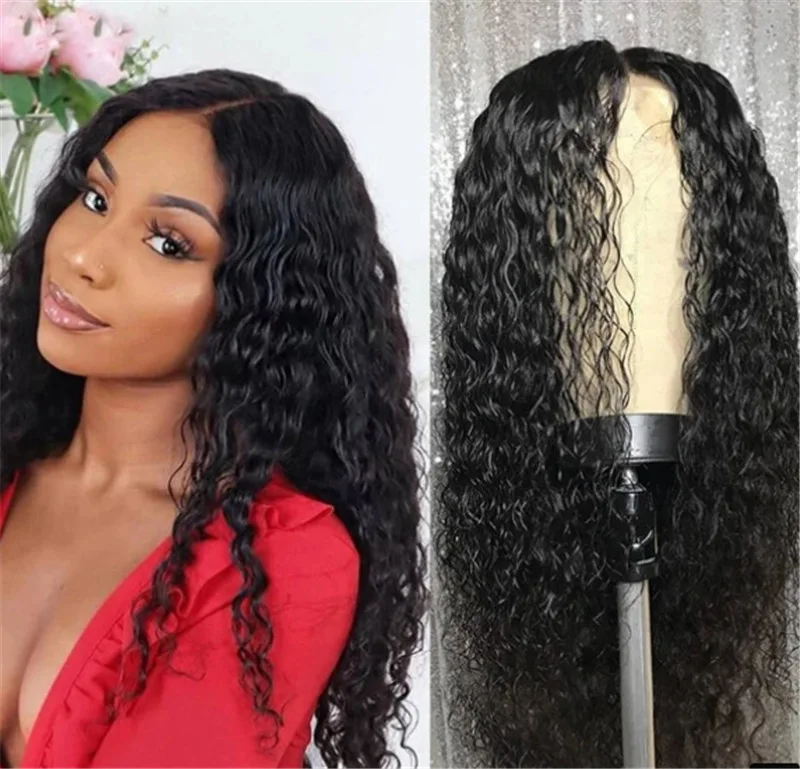 Matte high temperature silk African small curl explosive head long curl chemical fiber head set wig