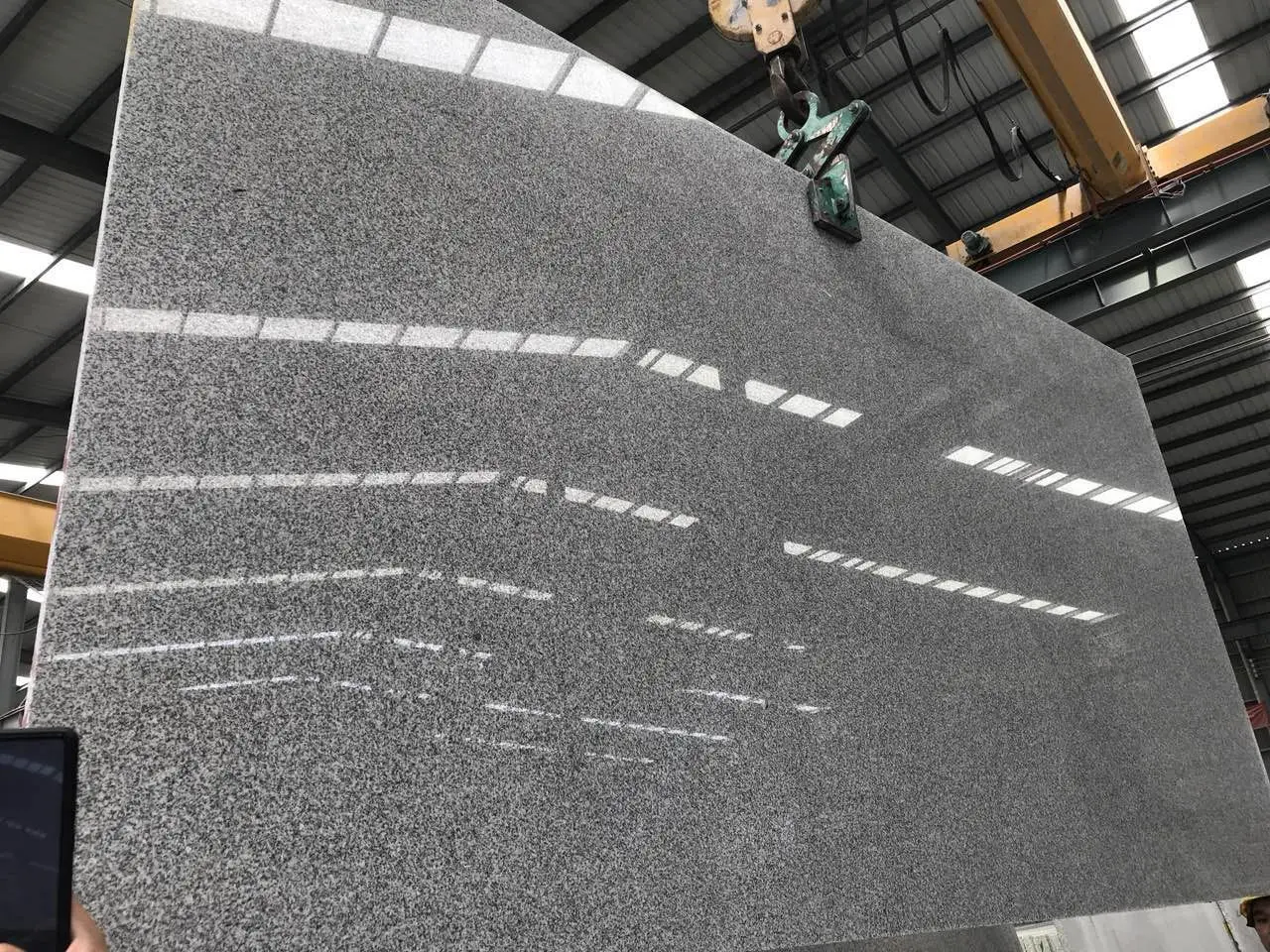 Grey granite big slab sesame white G603 lowes granite countertops colors