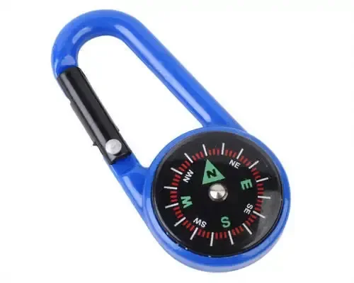 Wholesale Outdoor Travelling Guiding Accessories Quick Release Buckle Portable Mini Compass