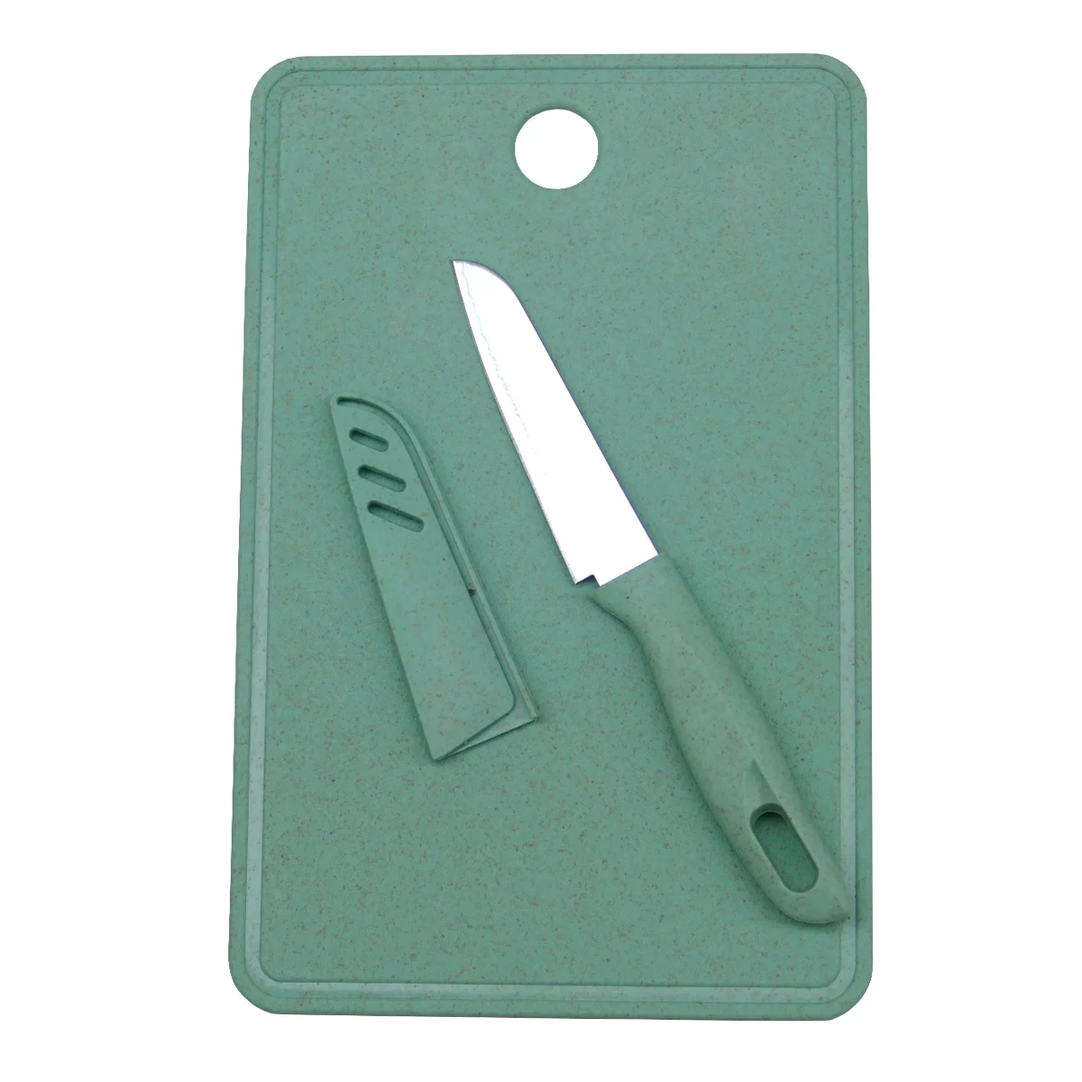 Multipurpose with cutting board and basket easy-taking cutlery set