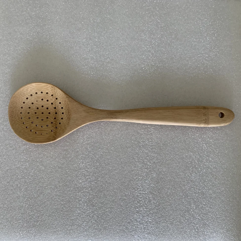 6 pcs big size bamboo kitchen spoons spatula utensils tools sets