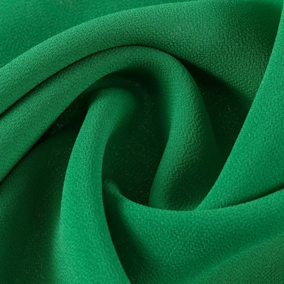 new arrival wholesale 100% polyester floral woven pure silk printed crepe chiffon new fabric
